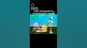 SpongeBob when the camera not rolling #real #funny #trendingshorts #memes