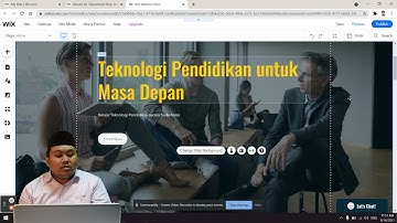 Tutorial Penggunaan Wix untuk Pembelajaran (Memasukkan Teks dan Pengubahan Background website)