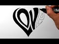 How to Draw a Groovy Love Heart | SVG Design Files