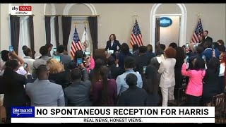 'That hurt just to watch': Kamala Harris receives ‘painful welcome’