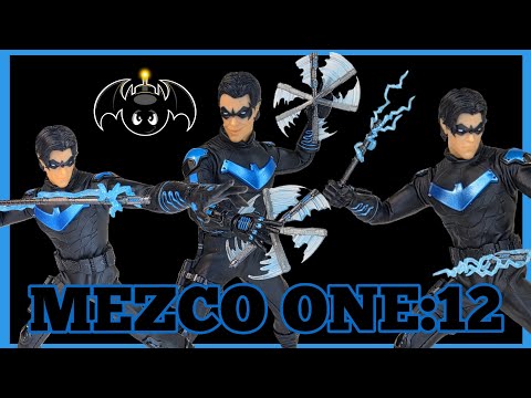 Mezco Toyz One:12 Collective Nightwing Action Figure Review. - YouTube