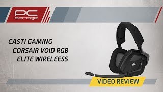 PC Garage - Video Review Casti Gaming Corsair Void RGB Elite Wireless Carbon