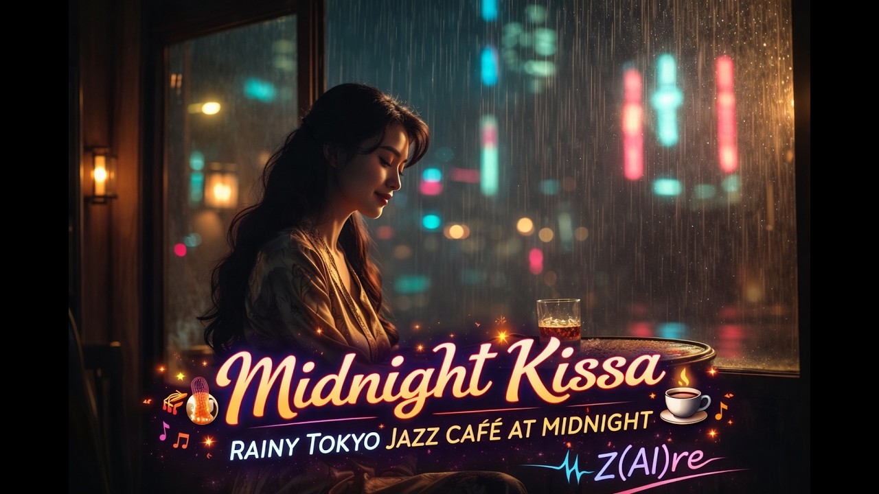 🌧️ Midnight Kissa – Rainy Tokyo Jazz Café at Midnight | Full Album z(AI)re