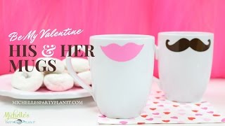 How to Cut Vinyl with the Sizzix Big Shot - DIY His & Her Valentine Mugs