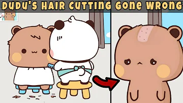 Dudu's Hair Cutting Gone Wrong ❌ |Bubu Dudu| |Peach Goma| |Bubuanddudu|