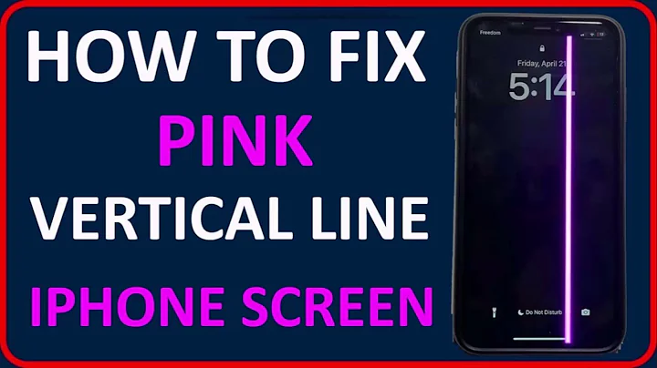 Fix Purple Vertical Line On iPhone Screen | Fix Pink Vertical Line On iPhone Screen (2024 Updated)