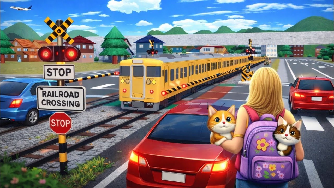 Fumikiri Railroad Crossing Moment You Can’t Ignore 🚆