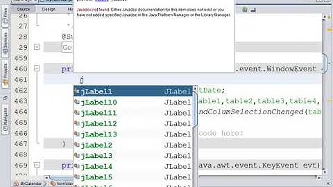 How to Create Calendar 12 months Finished in Java Netbeans
