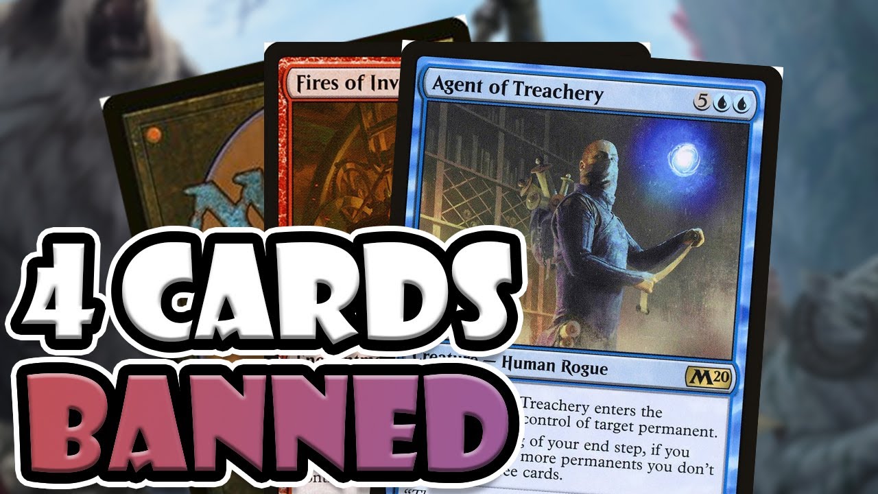 4 Cards Banned + Companion Changes! Magic The Gathering 6/1 Banned