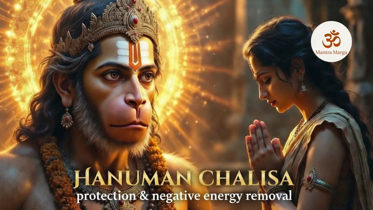Powerful Hanuman Chalisa | Peaceful Chant for Protection & Negative Energy Removal