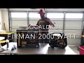 Firman 2000 Costco Generator - Model W01682