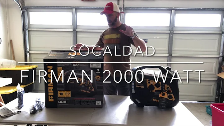 Costco Generator Review: Firman 2000 Model W01682