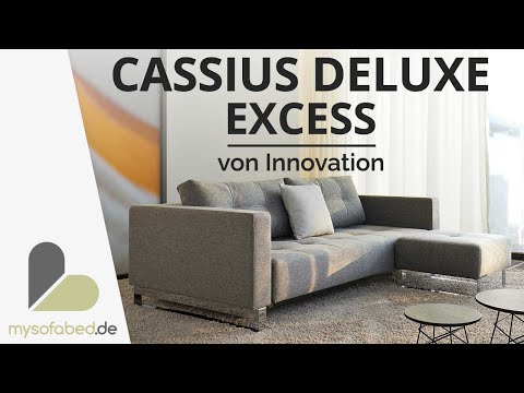 Vorschau: CASSIUS DELUXE EXCESS Schlafsofa & Hocker von Innovation - mysofabed.de