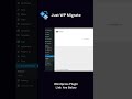 Just WP Migrate (wordpress plugin)