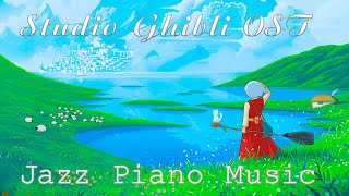 #GhibliJazz #CafeMusic ☕ Relaxing Jazz Piano Music ☕ Studio Ghibli OST Cover
