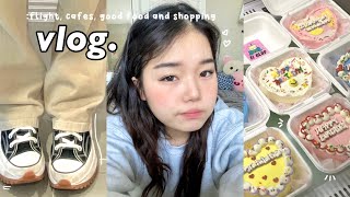 LIFE IN KOREA 🍰: tteokbokki, cafes, flight, and shopping!