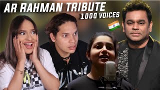 Waleska & Efra react to INCREDIBLE 1000 All-Girl Choir SING to A.R. Rahman - Vande Mataram