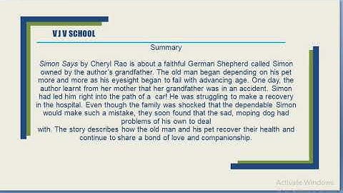 Class 3 chapter 2 Saimon Says  Introductory Video by Anuradha Chatterjee