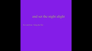 Dynamite Lyrics Keyframe Animation 3