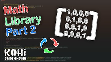 Kohi #023: Math Library Part 2: Matrices and Quaternions (Vulkan Game Engine Series)