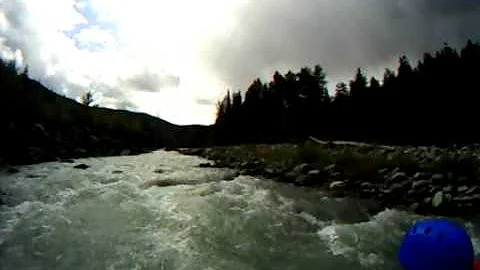 white water rafting...whistl...