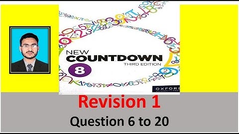 Class 8 Math Revision 1 Question 6 to 20 || New countdown third edition class 8 | Revision 1 numbers