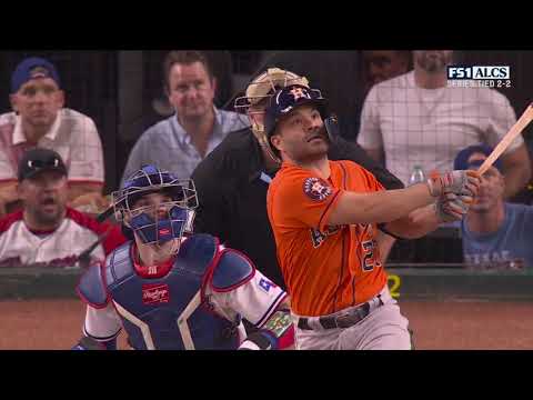 Jose Altuve hits a 9th-inning ALCS homer FOR THE LEAD!!