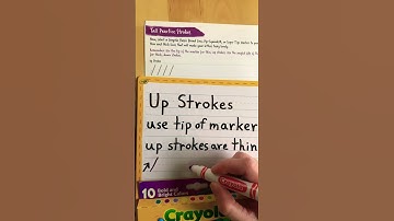 CRAYOLIGRAPHY BASIC LETTERING - UP STROKES  #crayola #lettering #calligraphy #crayoligraphy #shorts