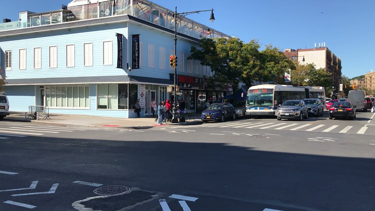 Inwood bound 2011 Novabus LFSA 5802 on the M100