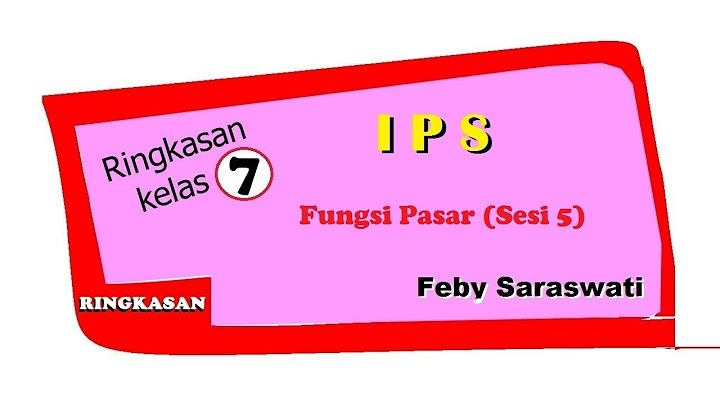 Fungsi pasar untuk memperkenalkan hasil produksi kepada masyarakat adalah fungsi