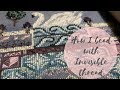 How I bead with Invisible thread