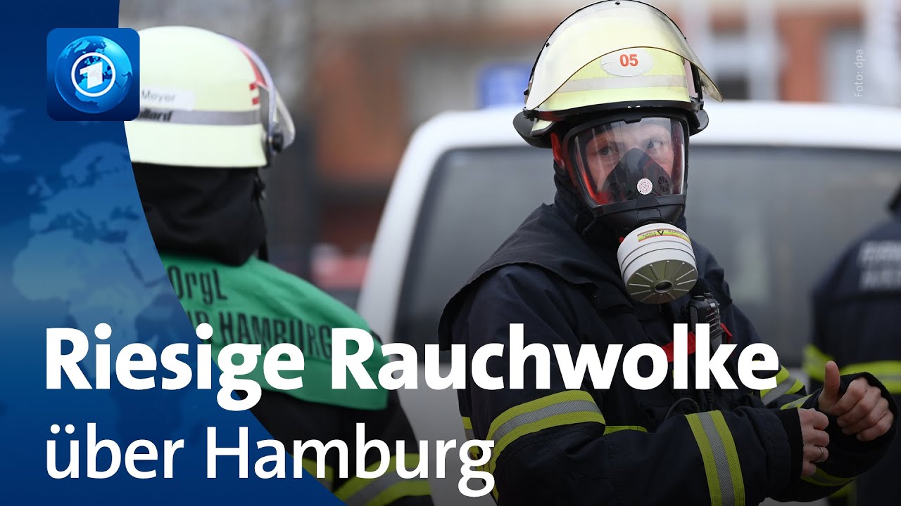 Feuerwehr in Hamburg warnt vor Rauchwolke