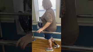 First time walking after revision with a new socket #amputee #short #shortvideo #shorts #viral