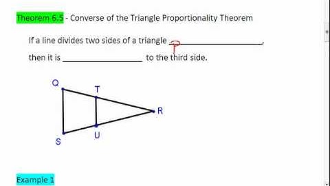 Geometry 6.6 (1 of 3) Proportionality, Triangles.mp4