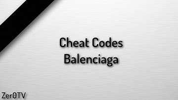 Cheat Codes -  Balenciaga // lyrics