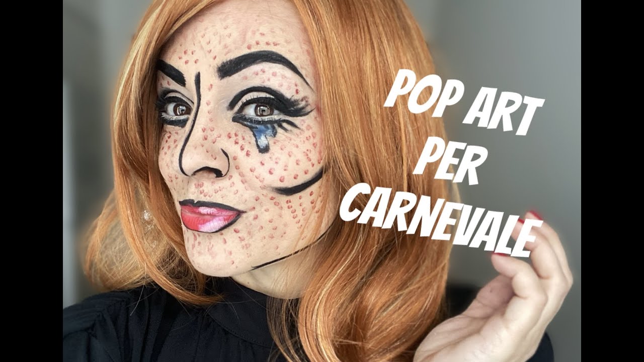 Trucco pop art per Carnevale 