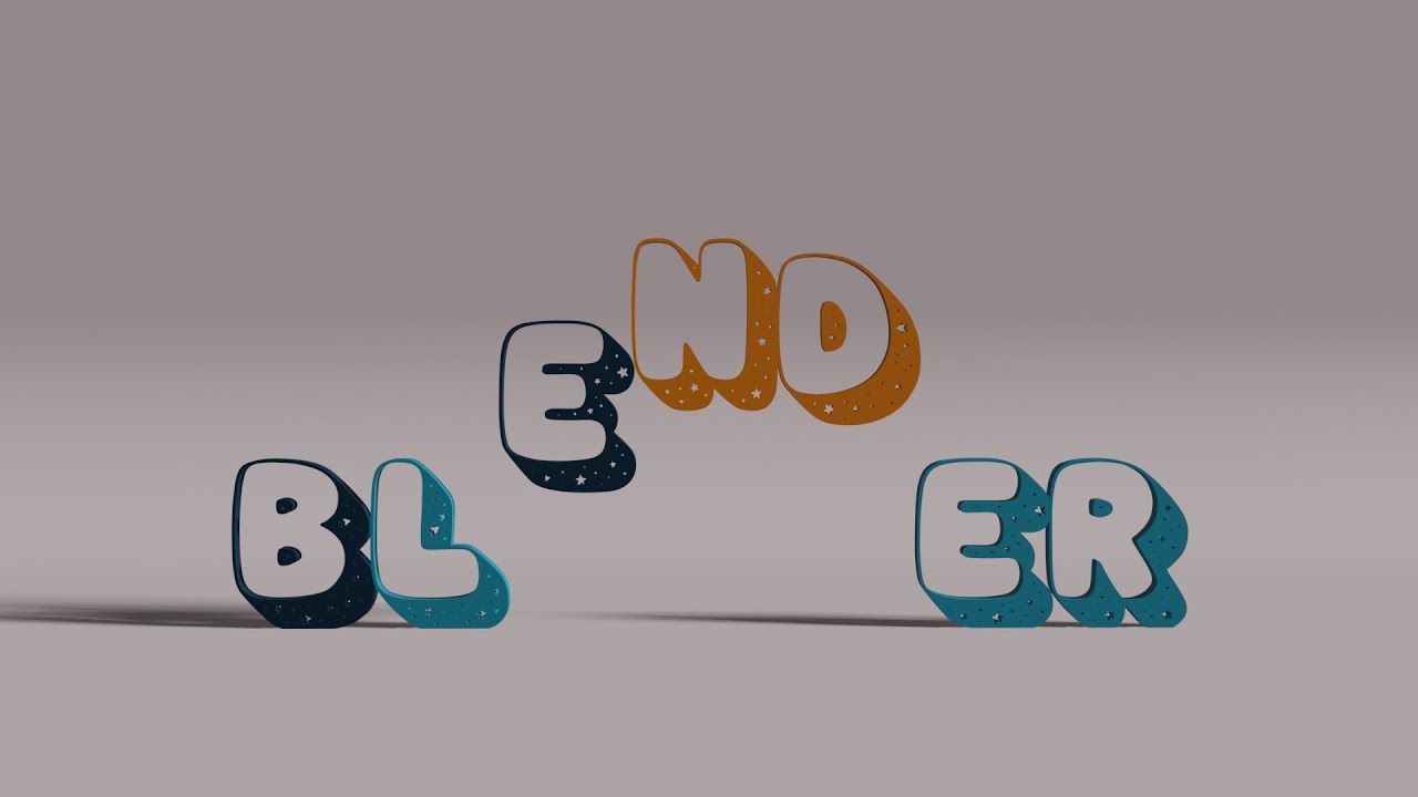 Bouncy Text Animation With Geometry Nodes | Day 183 Blender Logs - YouTube