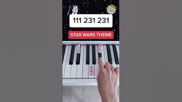 Thumbnail of Star Wars Theme (Piano Tutorial) #starwarstheme #starwarssounds #starwars #easypianotutorial