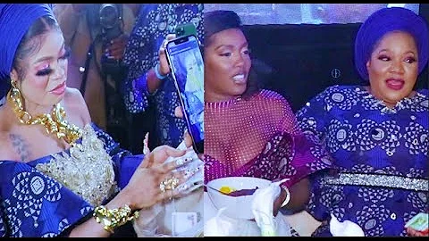 Checkout How Bobrisky, Dorathy, Toyin Abraham, Iyabo Ojo Shuts Down Tiwa Savage Dad's Burial.