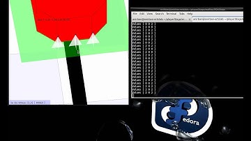 Line follower Demonstration in Player and Stage