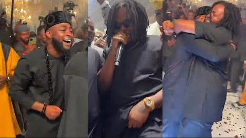 Moment Olamide Surprised Davido and Chioma During Their Wedding Dance || Chivido 2024