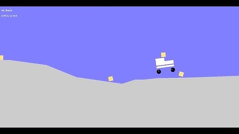 Box2D Test 03 - Terrain with varying friction