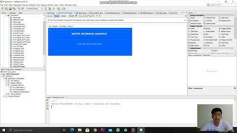 Membuat Form Utama Sistem Informasi Akademik Menggunakan Netbeans (Mudah)