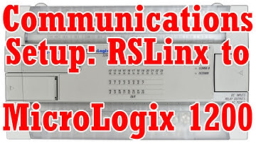 A-B MicroLogix 1200 Communications Setup & Download