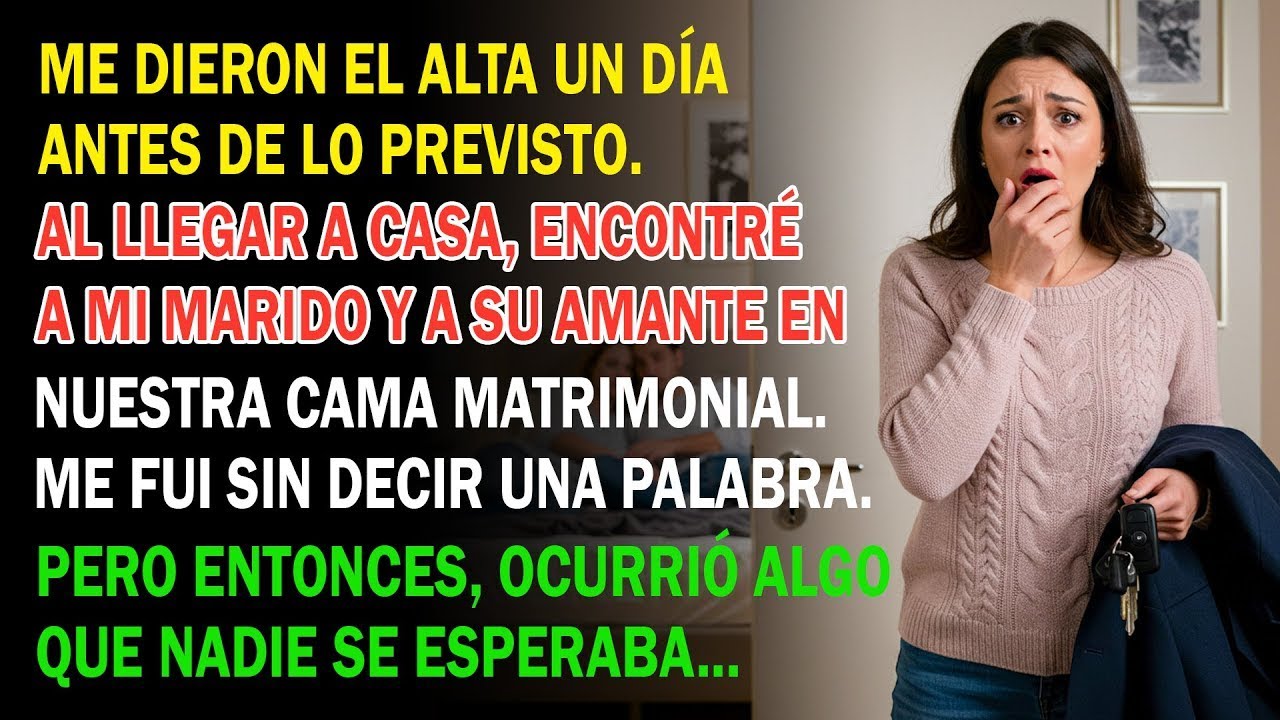 Salí Del Hospital Un Día Antes Y Al Volver A Casa, Encontré A Mi Esposo Con Su Amante