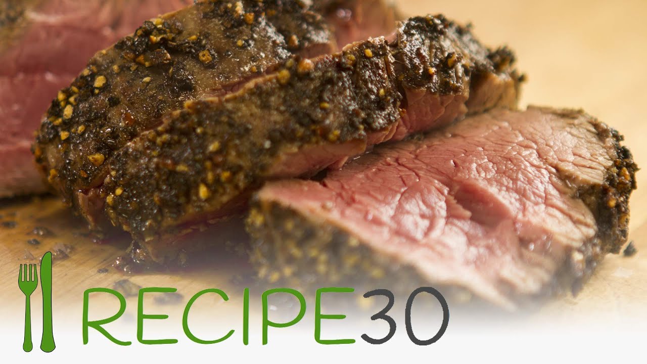 The ultimate PEPPER STEAK - STEAK AU POIVRE recipe by www.recipe30.com | Recipe30