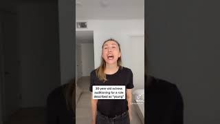 30 Year Old Actress Auditioning For A Role Described As Young