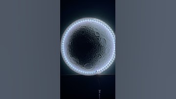 3D printed moon lamp