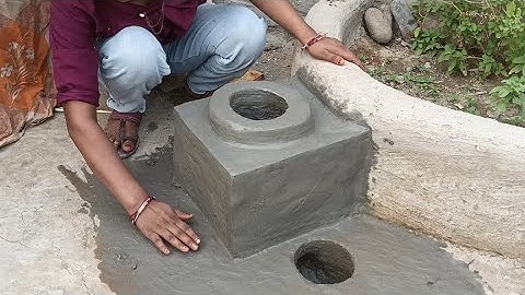 Mud stove can cook food with only natural gas | Primitive Technology | 5 Tips to Make a Mud Stove