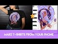 How I Make T Shirt  Designs From Home Using My iPhone